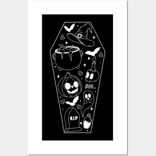 Minimalist Halloween Posters and Art